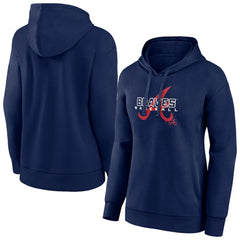 Atlanta Braves Women's Stellar Pullover Hoodie - MLB