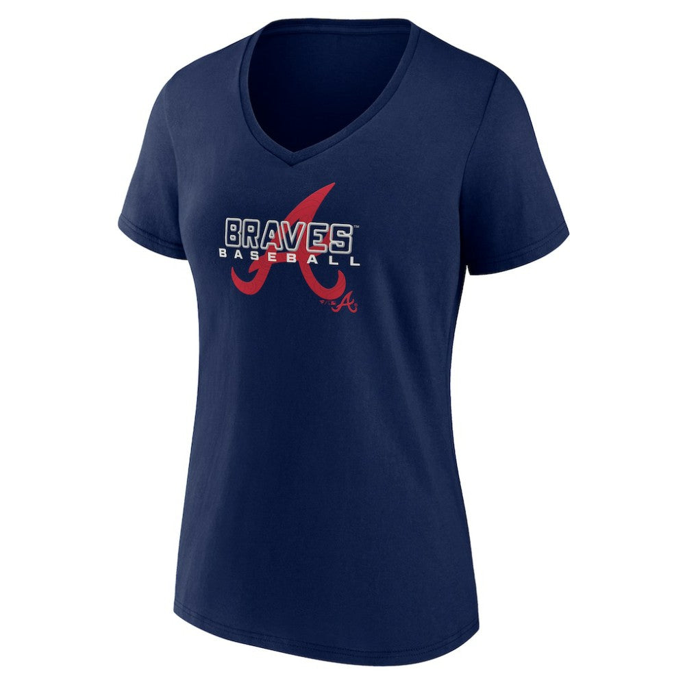 Atlanta Braves Women's Stellar V-Neck T-Shirt - MLB