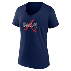 Atlanta Braves Women's Stellar V-Neck T-Shirt - MLB