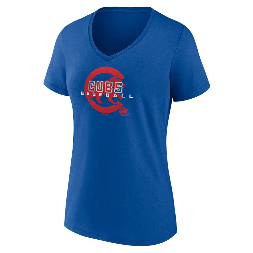 Chicago Cubs Women's Stellar V-Neck T-Shirt - MLB