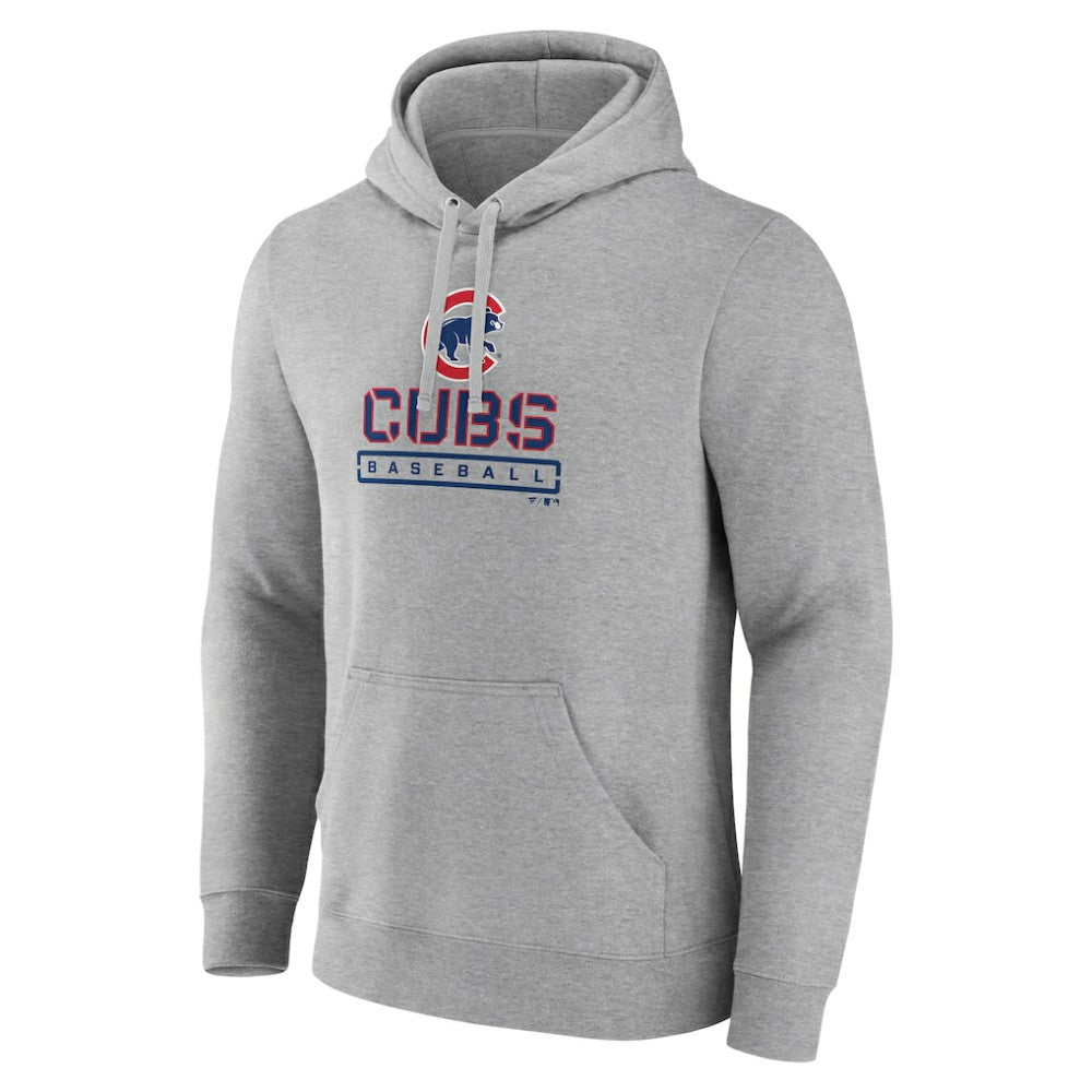 Chicago Cubs Evanston Stencil Pullover Hoodie - MLB