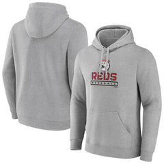 Cincinnati Reds Evanston Stencil Pullover Hoodie - MLB