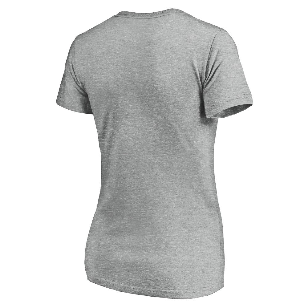 Cincinnati Reds Women's Evanston Stencil V-Neck T-Shirt - MLB