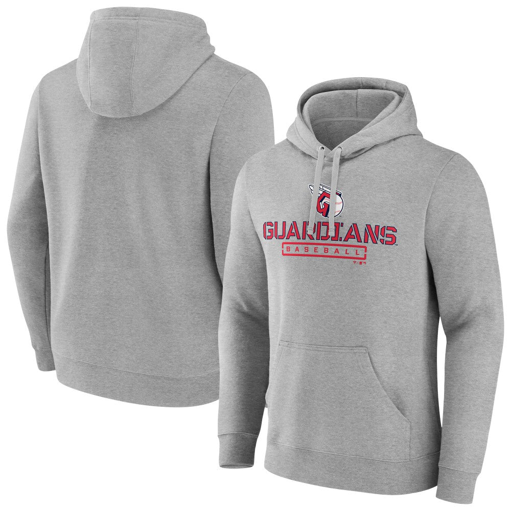 Cleveland Guardians Evanston Stencil Pullover Hoodie - MLB