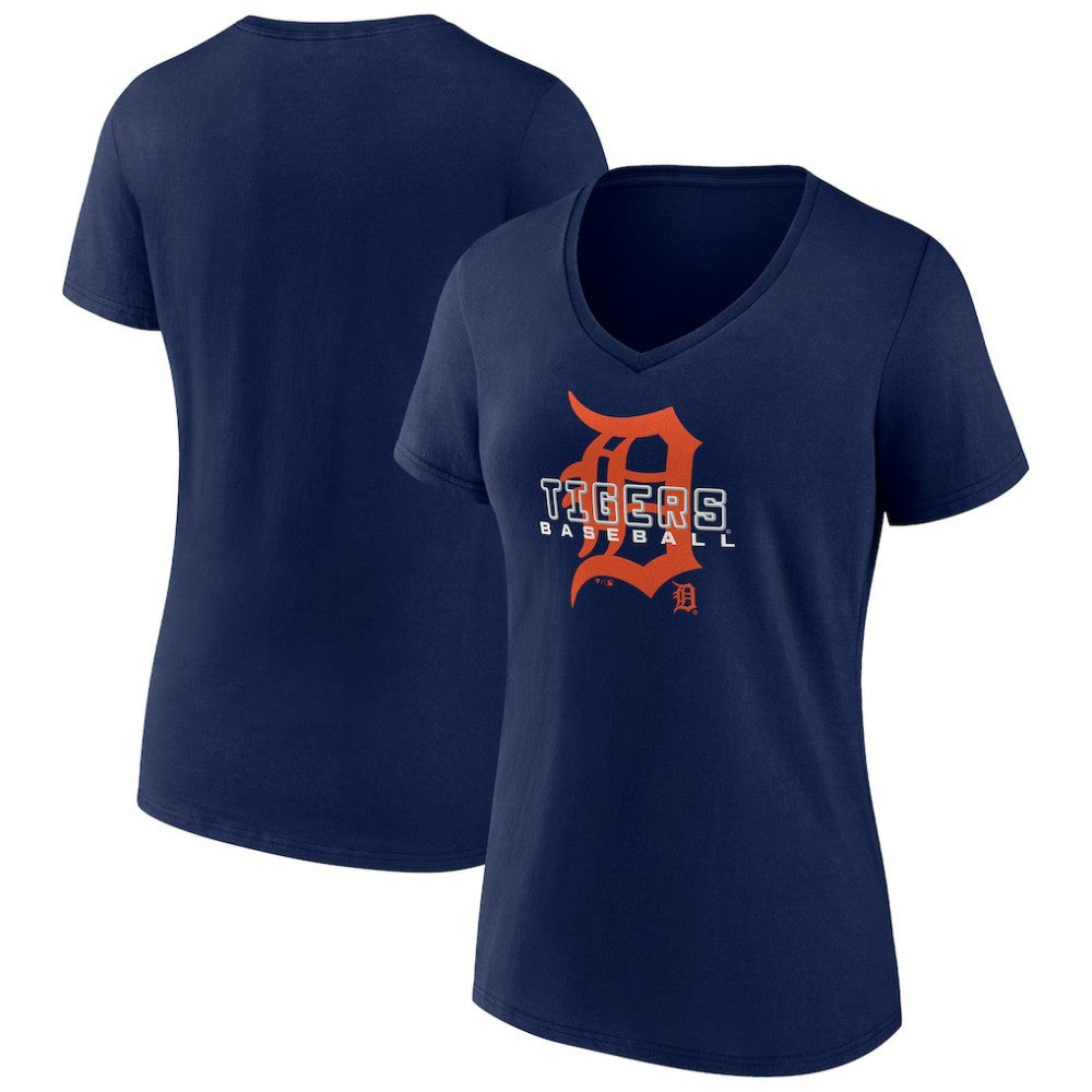 Detroit Tigers Women's Stellar V-Neck T-Shirt - MLB