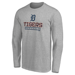 Detroit Tigers Evanston Stencil Long Sleeve T-Shirt - MLB