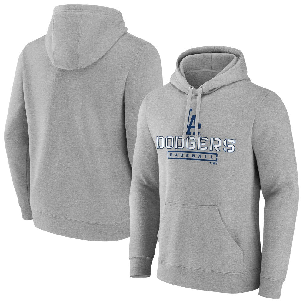 Los Angeles Dodgers Evanston Stencil Pullover Hoodie - MLB