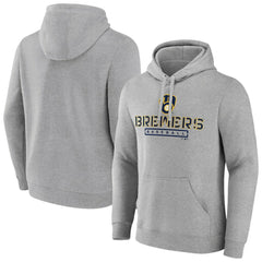 Milwaukee Brewers Evanston Stencil Pullover Hoodie - MLB