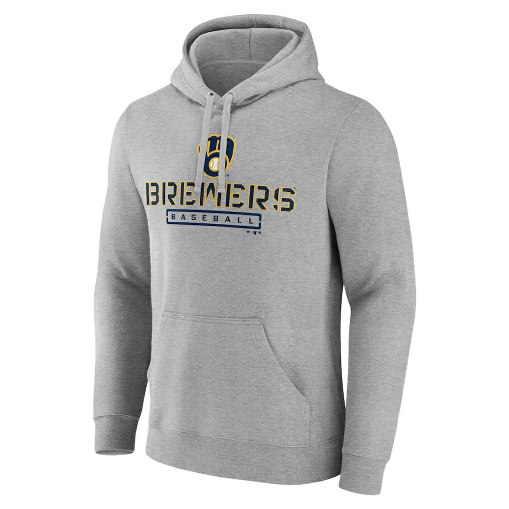 Milwaukee Brewers Evanston Stencil Pullover Hoodie - MLB