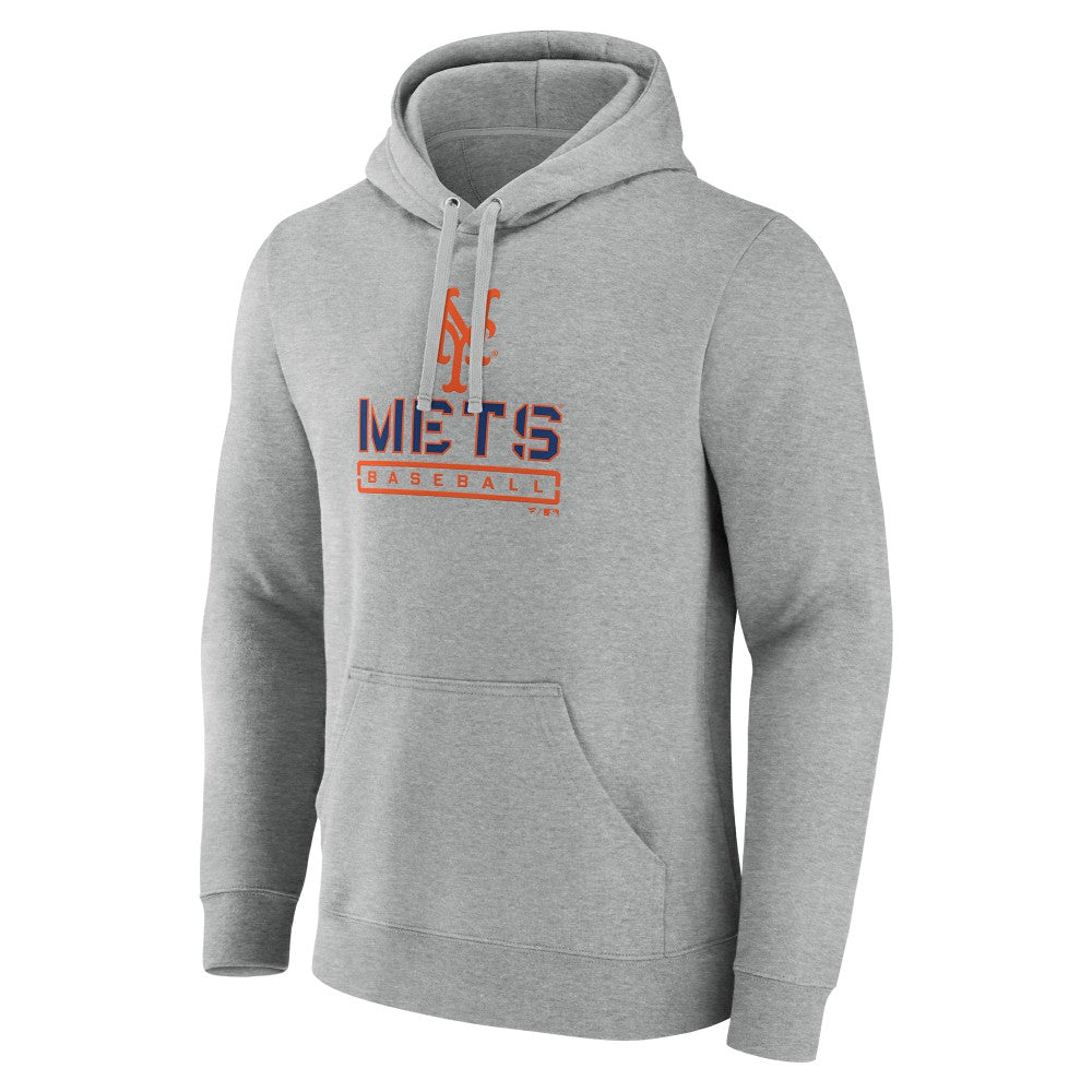 New York Mets Evanston Stencil Pullover Hoodie - MLB