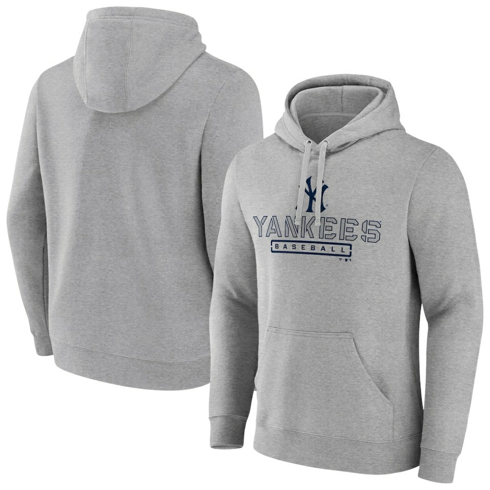 New York Yankees Evanston Stencil Pullover Hoodie - MLB