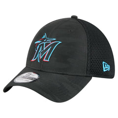 Miami Marlins New Era Subtle Camo 39THIRTY Flex Hat - MLB
