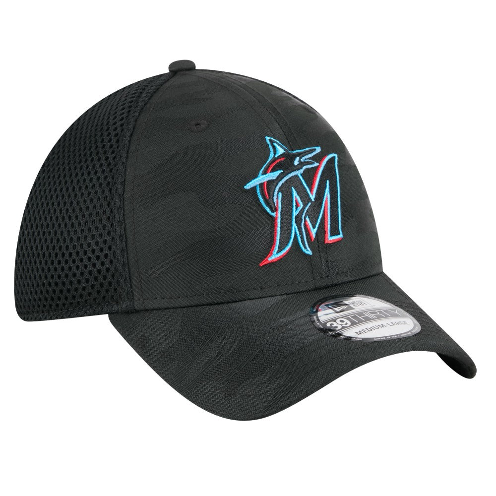 Miami Marlins New Era Subtle Camo 39THIRTY Flex Hat - MLB