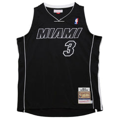 Dwyane Wade Miami Heat 2011/12 Hardwood Classics Authentic Jersey Black - NBA