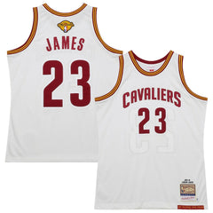 LeBron James Cleveland Cavaliers 2015/16 Hardwood Classics Authentic Jersey White - NBA