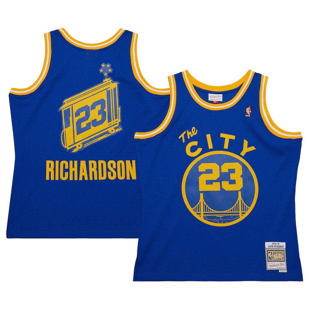 Jason Richardson Golden State Warriors 2004/05 Hardwood Classics Swingman Jersey Royal - NBA