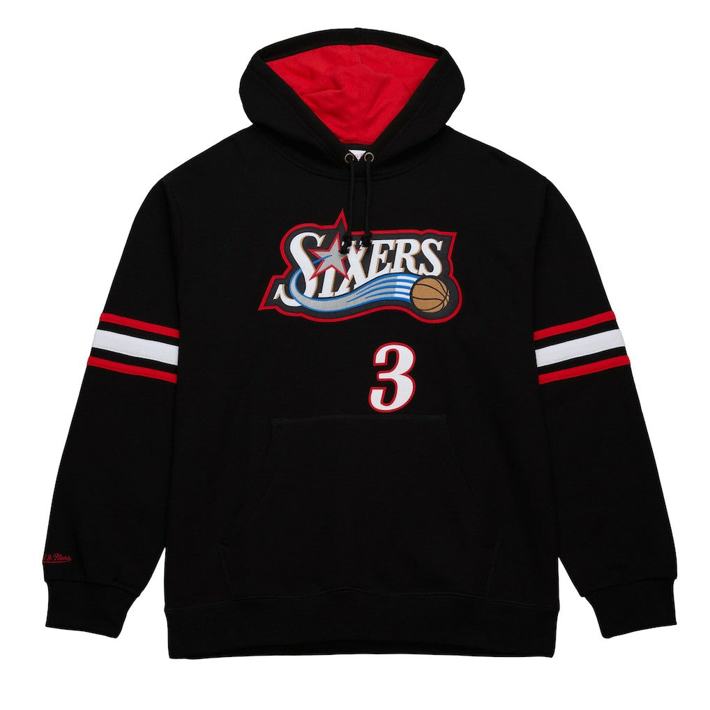 Allen Iverson Philadelphia 76ers Name & Number Pullover Hoodie Black - NBA