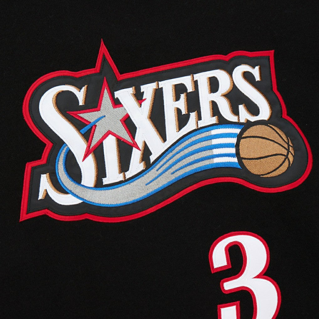 Allen Iverson Philadelphia 76ers Name & Number Pullover Hoodie Black - NBA