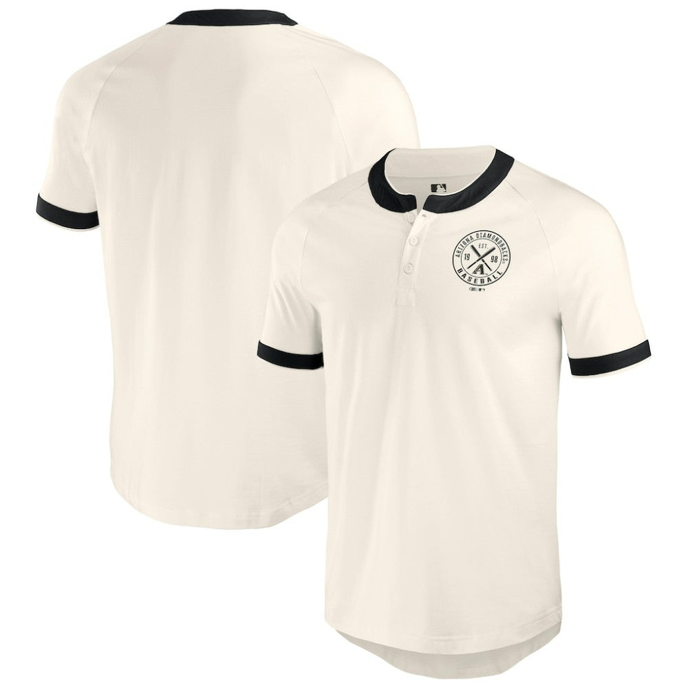 Arizona Diamondbacks Darius Rucker Collection by Fanatics Henley Raglan T-Shirt - MLB