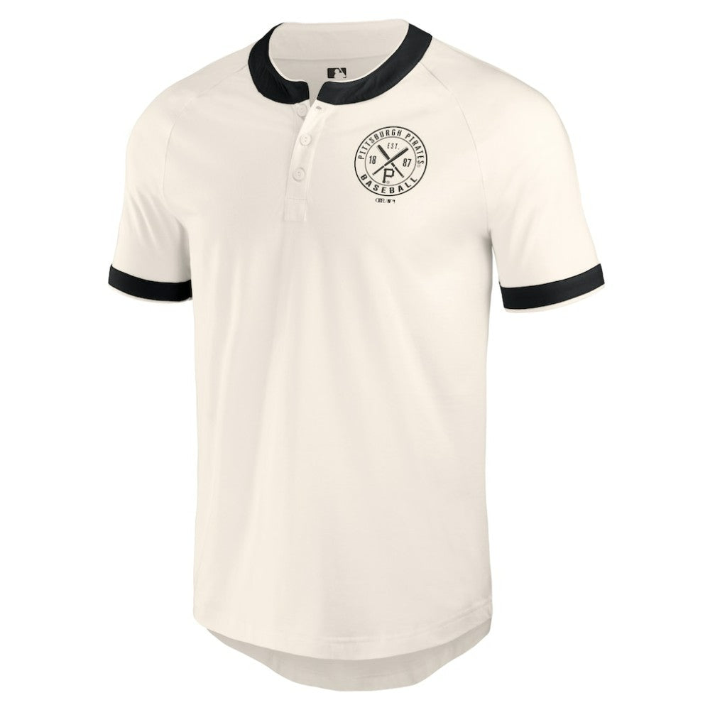 Pittsburgh Pirates Darius Rucker Collection by Fanatics Henley Raglan T-Shirt - MLB