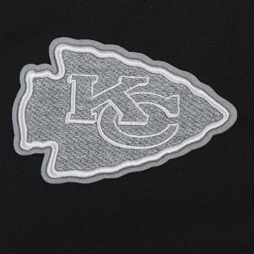 Kansas City Chiefs Pro Standard Women's Reverse French Terry Colorblock Full-Zip Hoodie Gray | NFL