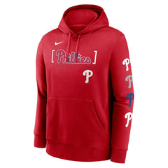 Philadelphia Phillies Nike Club Stack Pullover Hoodie - MLB
