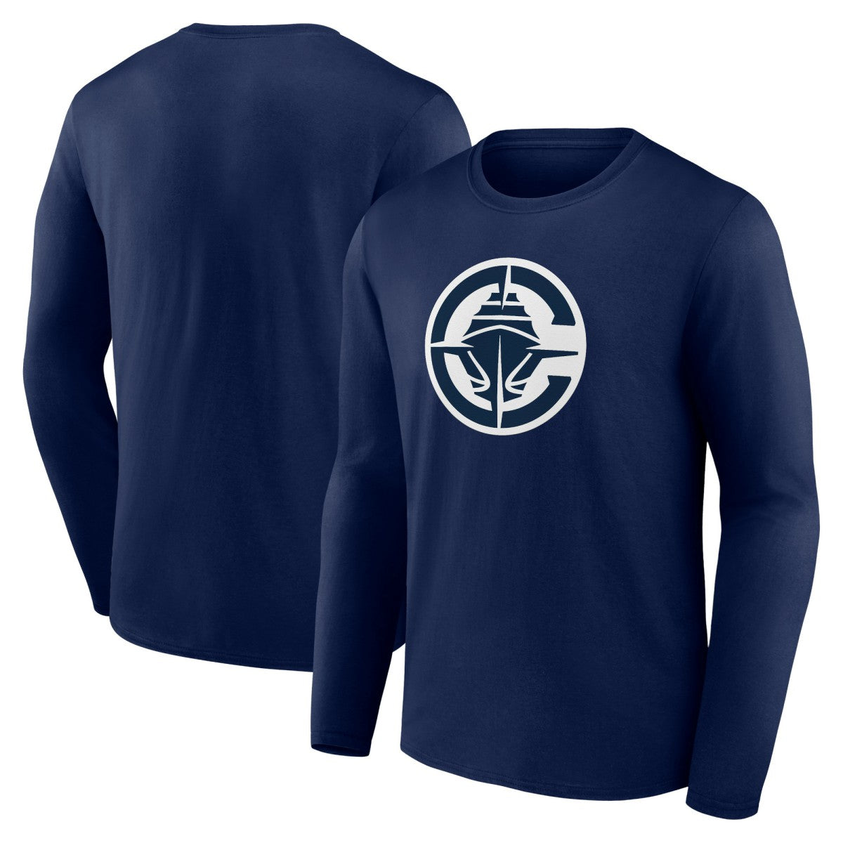 LA Clippers Primary Logo Long Sleeve T-Shirt Navy - NBA