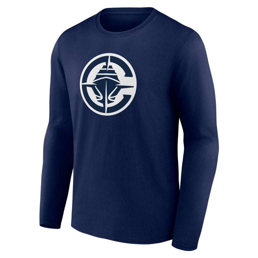 LA Clippers Primary Logo Long Sleeve T-Shirt Navy - NBA
