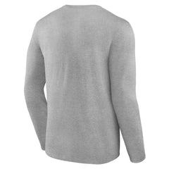 LA Clippers Primary Logo Long Sleeve T-Shirt Gray - NBA