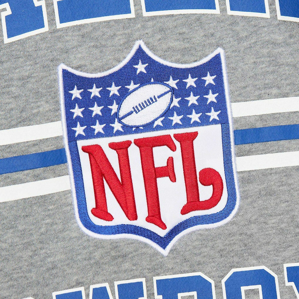 Dallas Cowboys Vintage Logo Pullover Sweatshirt Heather Gray | Mitchell & Ness