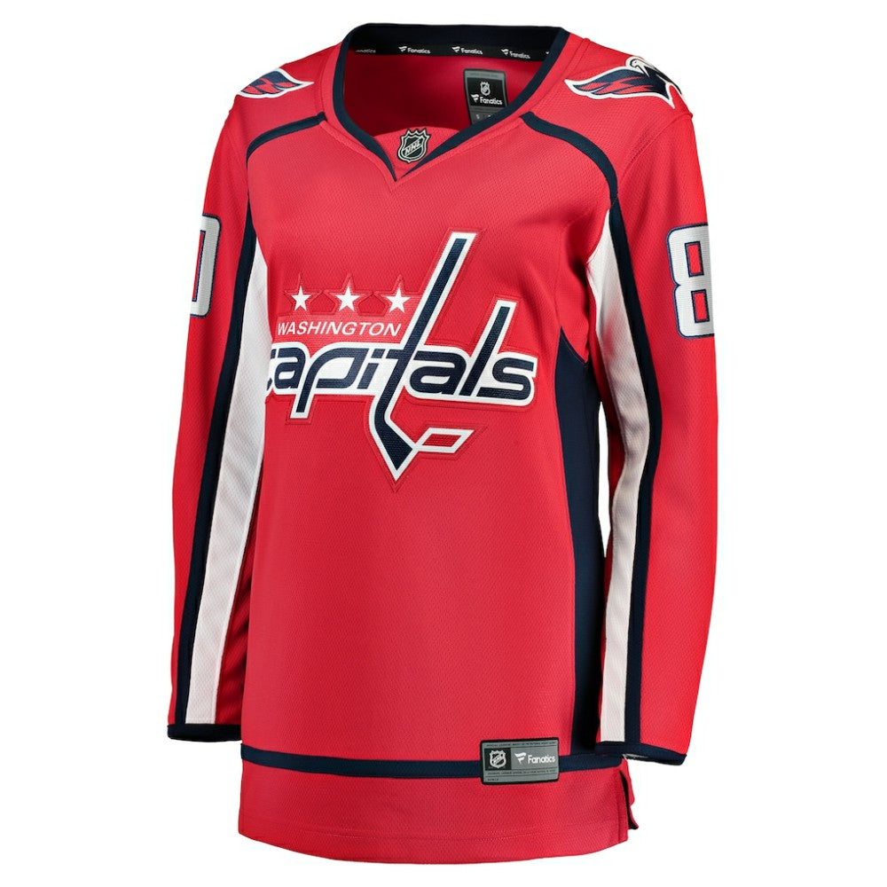 Pierre-Luc Dubois Washington Capitals Fanatics Women's Home Premier Breakaway Player Jersey - Red - NHL