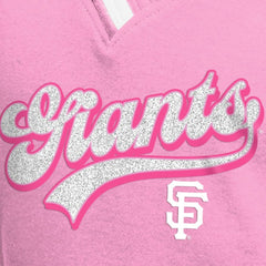 San Francisco Giants New Era Girls Youth Mommy & Me Raglan V-Neck T-Shirt - MLB