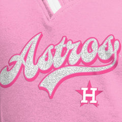 Houston Astros New Era Girls Youth Mommy & Me Raglan V-Neck T-Shirt - MLB