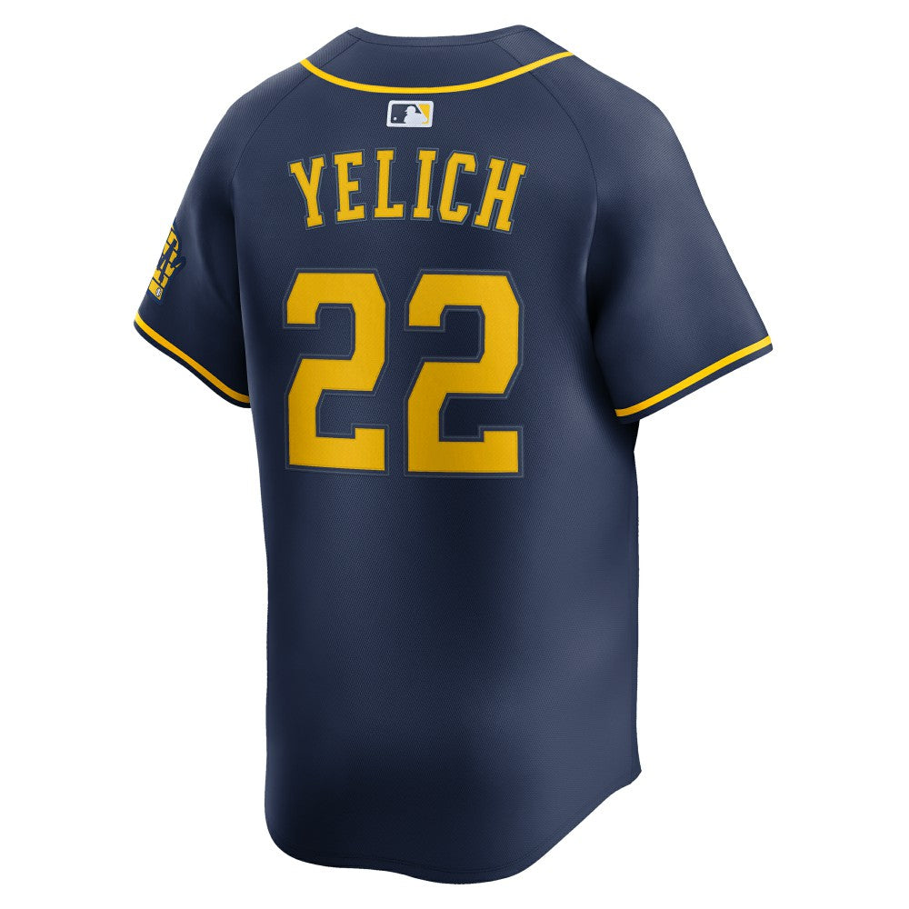 Christian Yelich Milwaukee Brewers Nike Alternate Limited Jersey - MLB