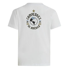 Argentina National Team Youth 2024 Copa America Champions T-Shirt White | Adidas Online