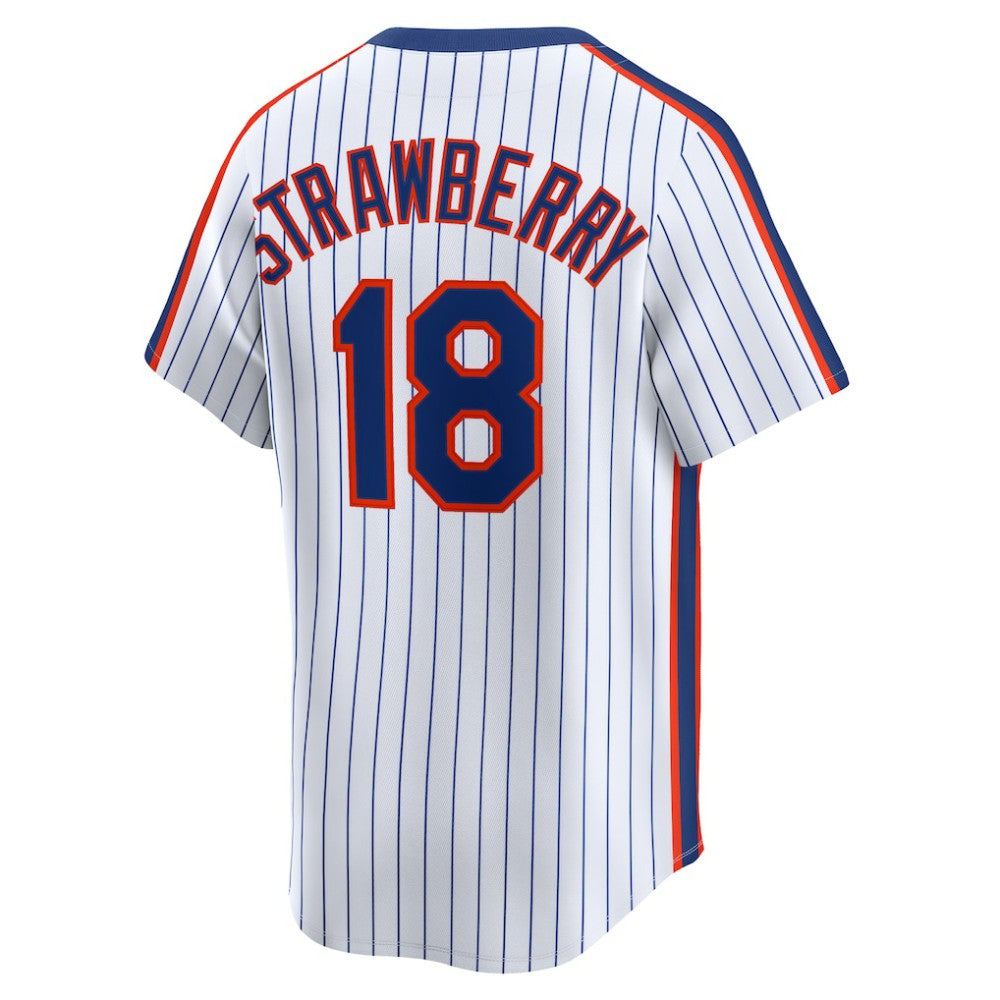 Darryl Strawberry New York Mets Nike Throwback Cooperstown Collection Limited Jersey - MLB