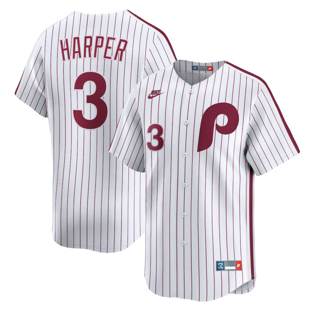 Bryce Harper Philadelphia Phillies Nike  Cooperstown Collection Limited Jersey - MLB