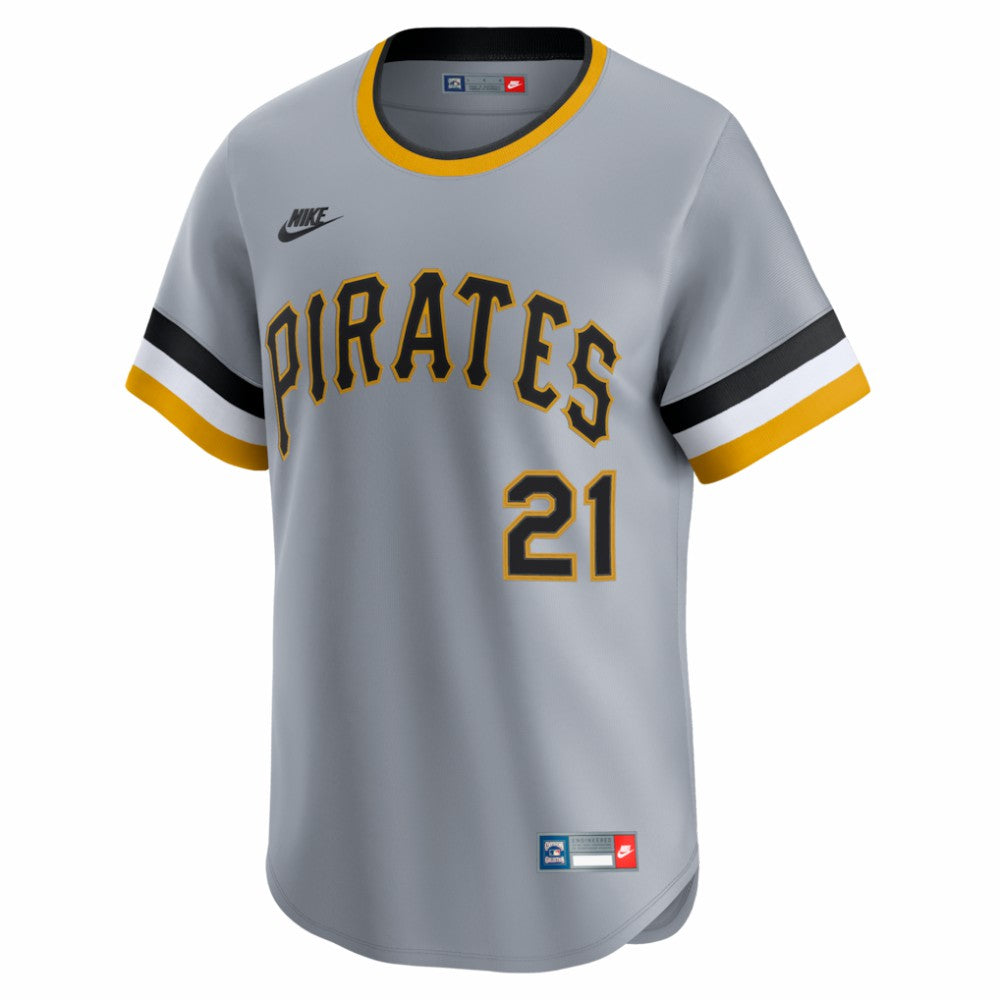 Roberto Clemente Pittsburgh Pirates Nike Throwback Cooperstown Collection Limited Jersey - MLB