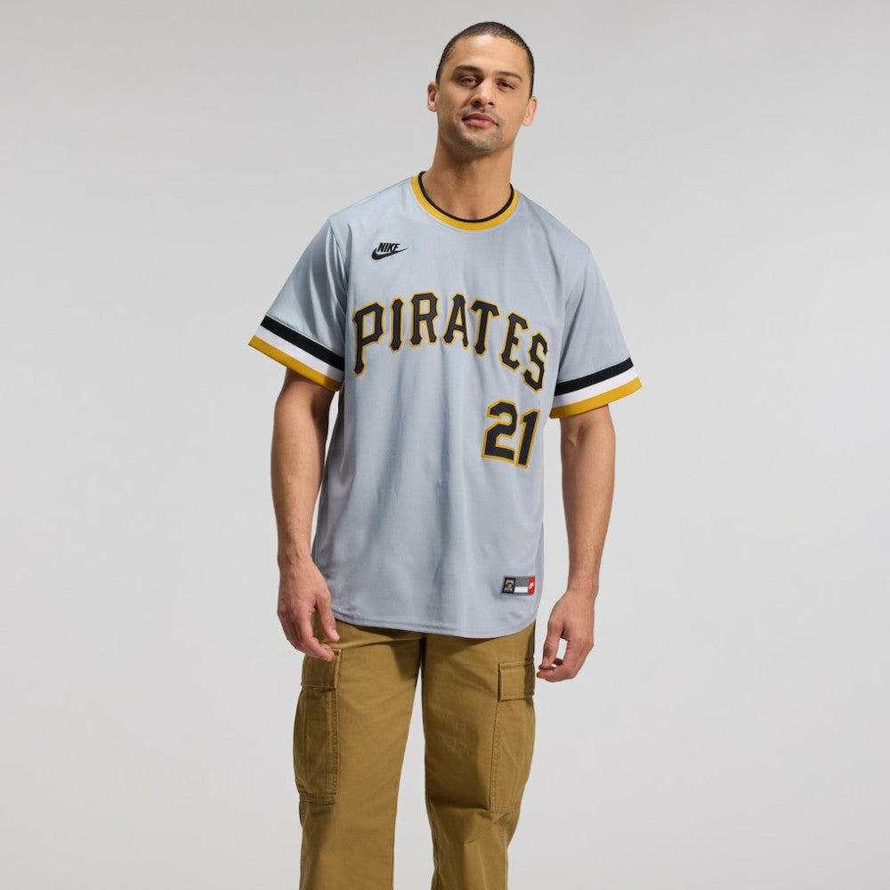 Roberto Clemente Pittsburgh Pirates Nike Throwback Cooperstown Collection Limited Jersey - MLB