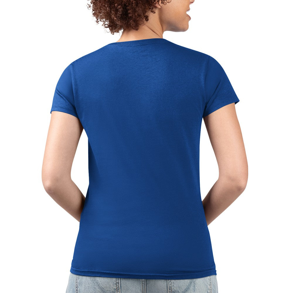 Kansas City Royals G-III 4Her by Carl Banks Women's Super-Slim Fit Lightweight Flowers Graphic V-Neck T-Shirt - MLB