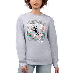 Chicago White Sox G-III 4Her by Carl Banks Women's Flowers Graphic Pullover Sweatshirt - MLB