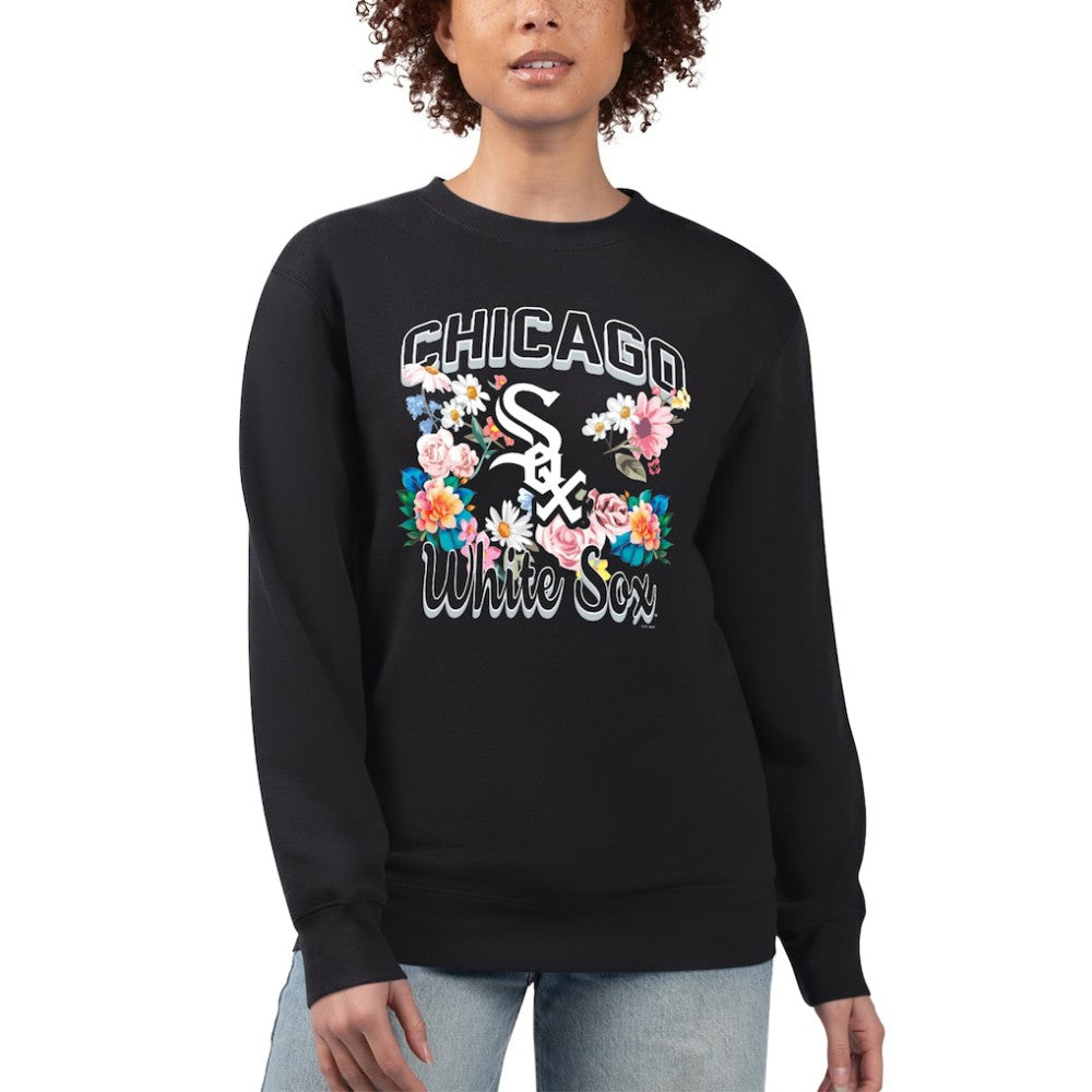 Chicago White Sox G-III 4Her by Carl Banks Women's Flowers Graphic Pullover Sweatshirt - MLB