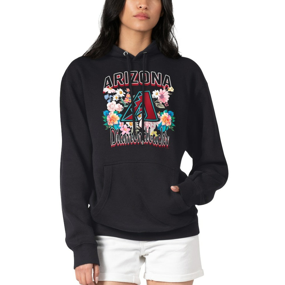 Arizona Diamondbacks G-III 4Her by Carl Banks Women's Flowers Graphic Pullover Hoodie - MLB