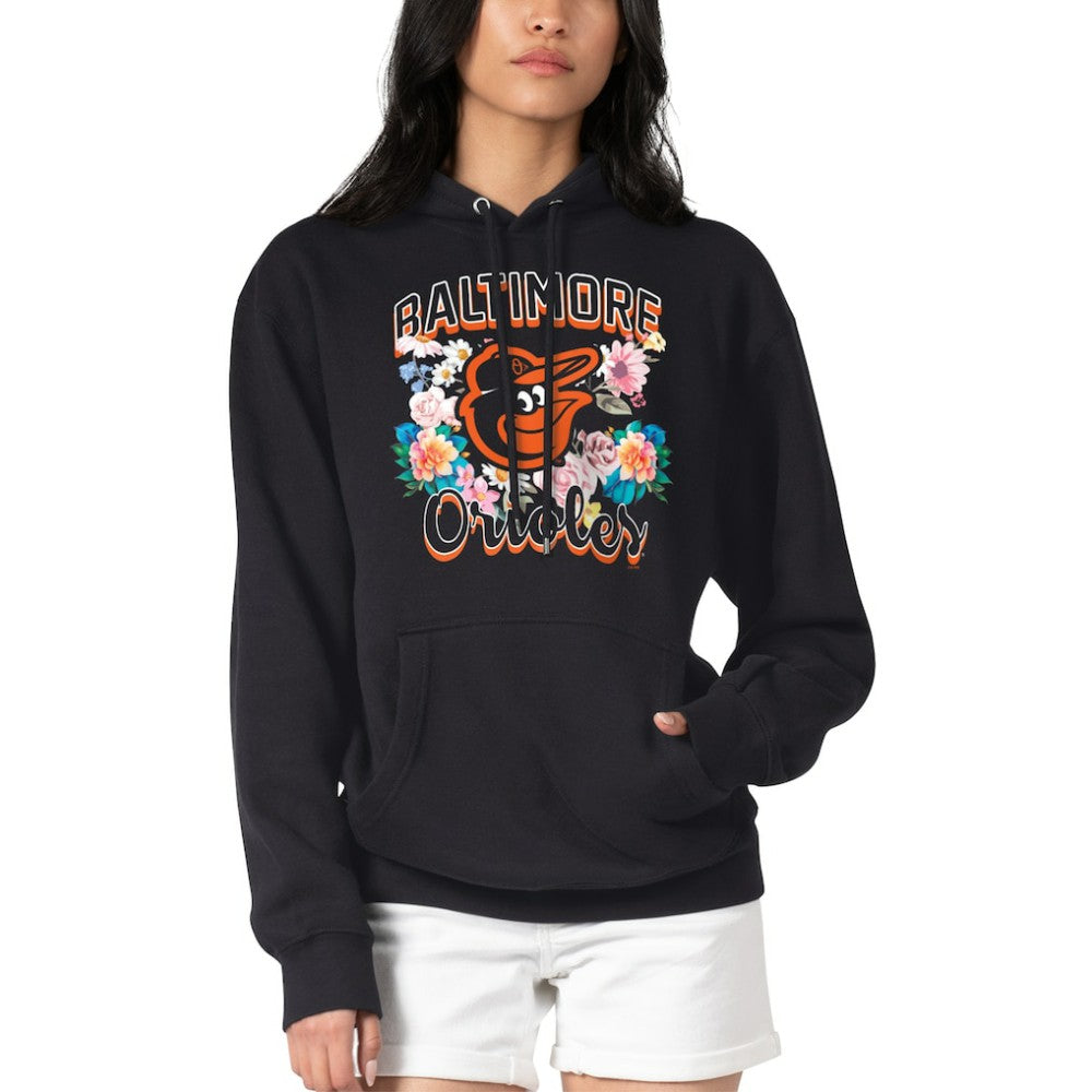 Baltimore Orioles G-III 4Her by Carl Banks Women's Flowers Graphic Pullover Hoodie - MLB