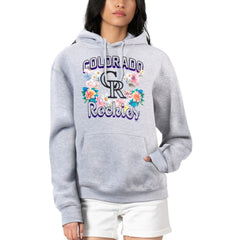 Colorado Rockies G-III 4Her by Carl Banks Women's Flowers Graphic Pullover Hoodie - MLB