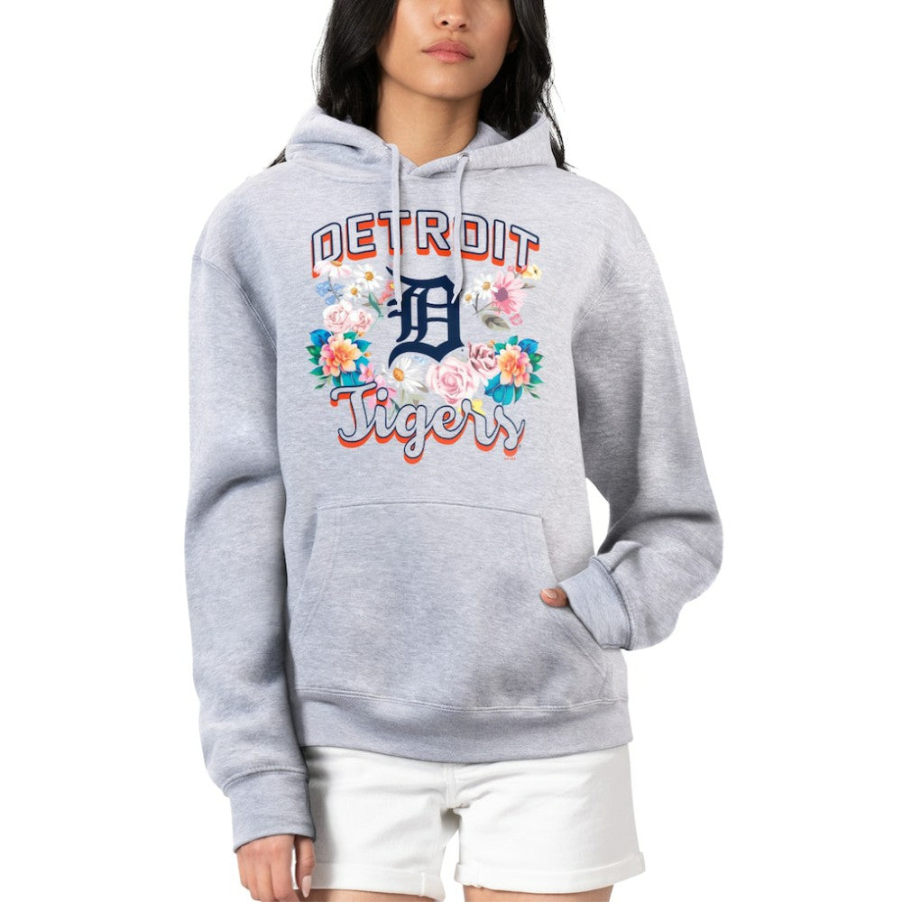 Detroit Tigers G-III 4Her by Carl Banks Women's Flowers Graphic Pullover Hoodie - MLB