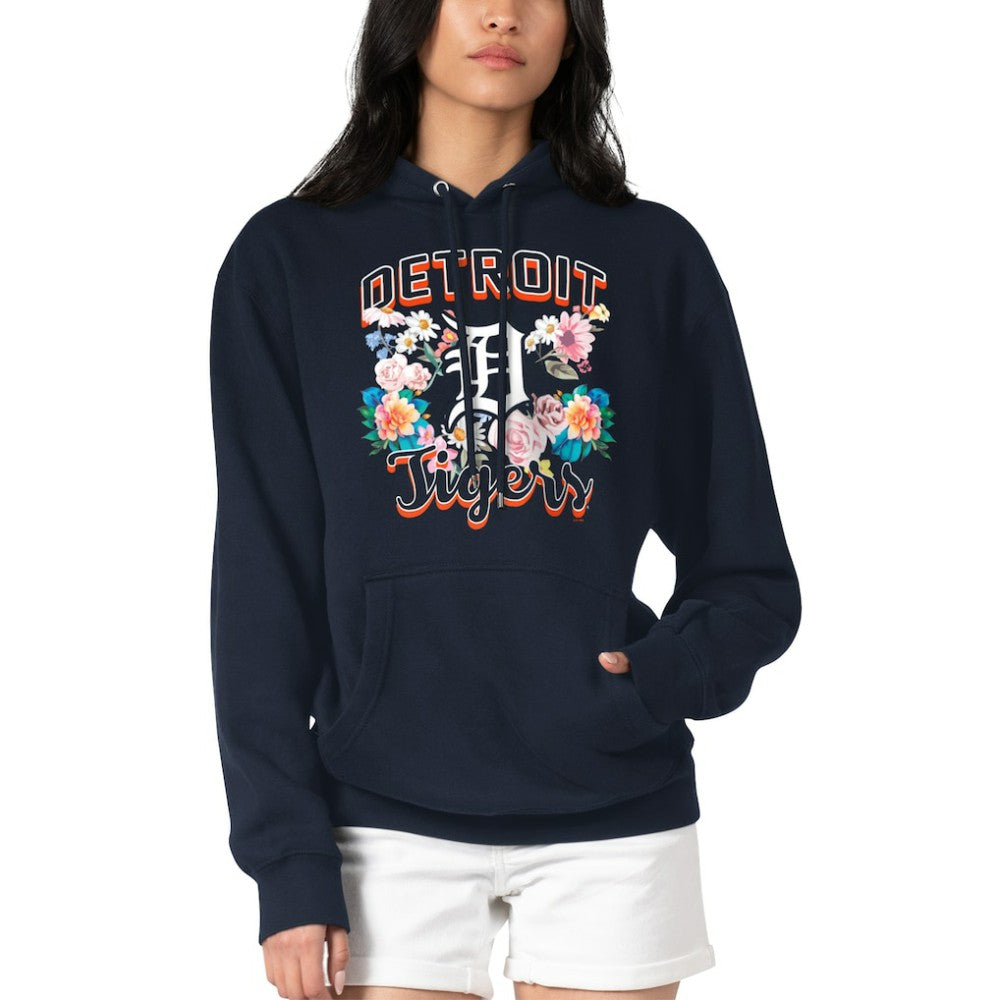 Detroit Tigers G-III 4Her by Carl Banks Women's Flowers Graphic Pullover Hoodie - MLB