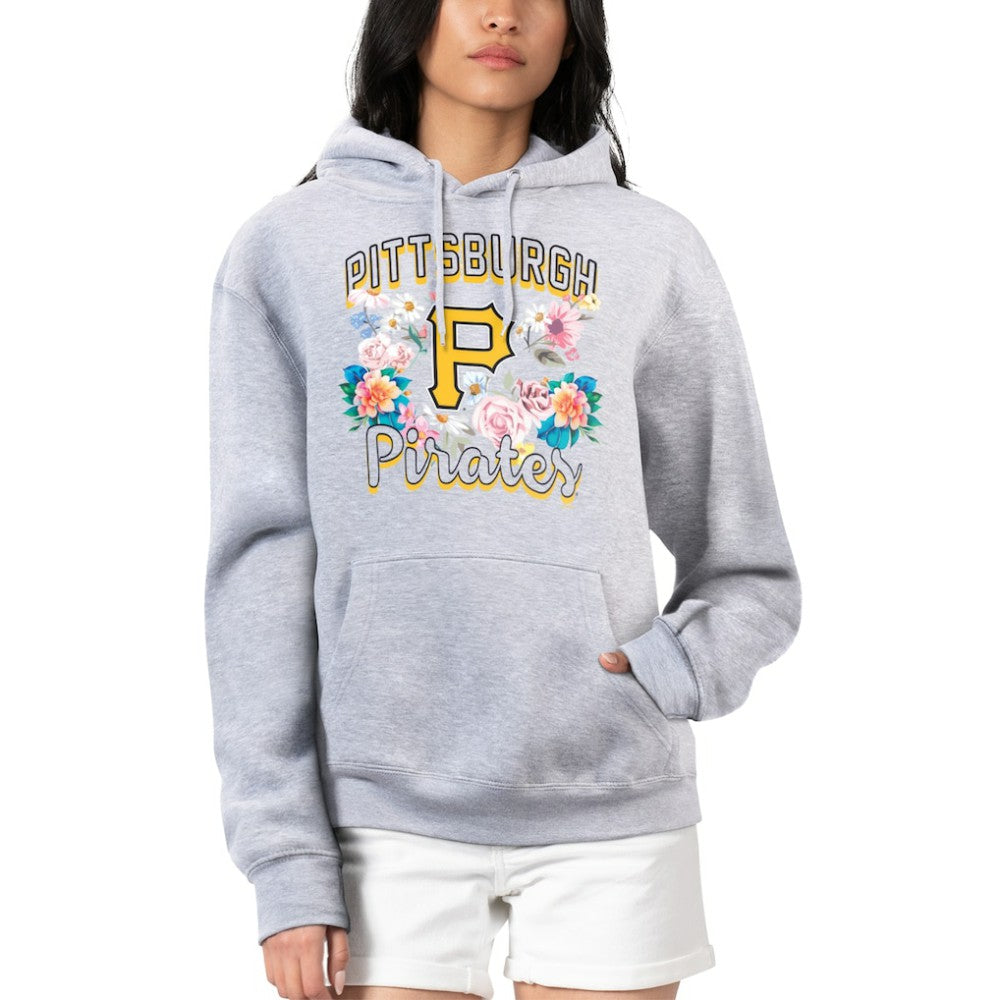 Pittsburgh Pirates G-III 4Her by Carl Banks Women's Flowers Graphic Pullover Hoodie - MLB