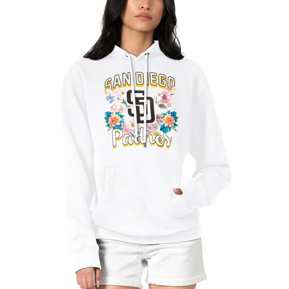 San Diego Padres G-III 4Her by Carl Banks Women's Flowers Graphic Pullover Hoodie - MLB