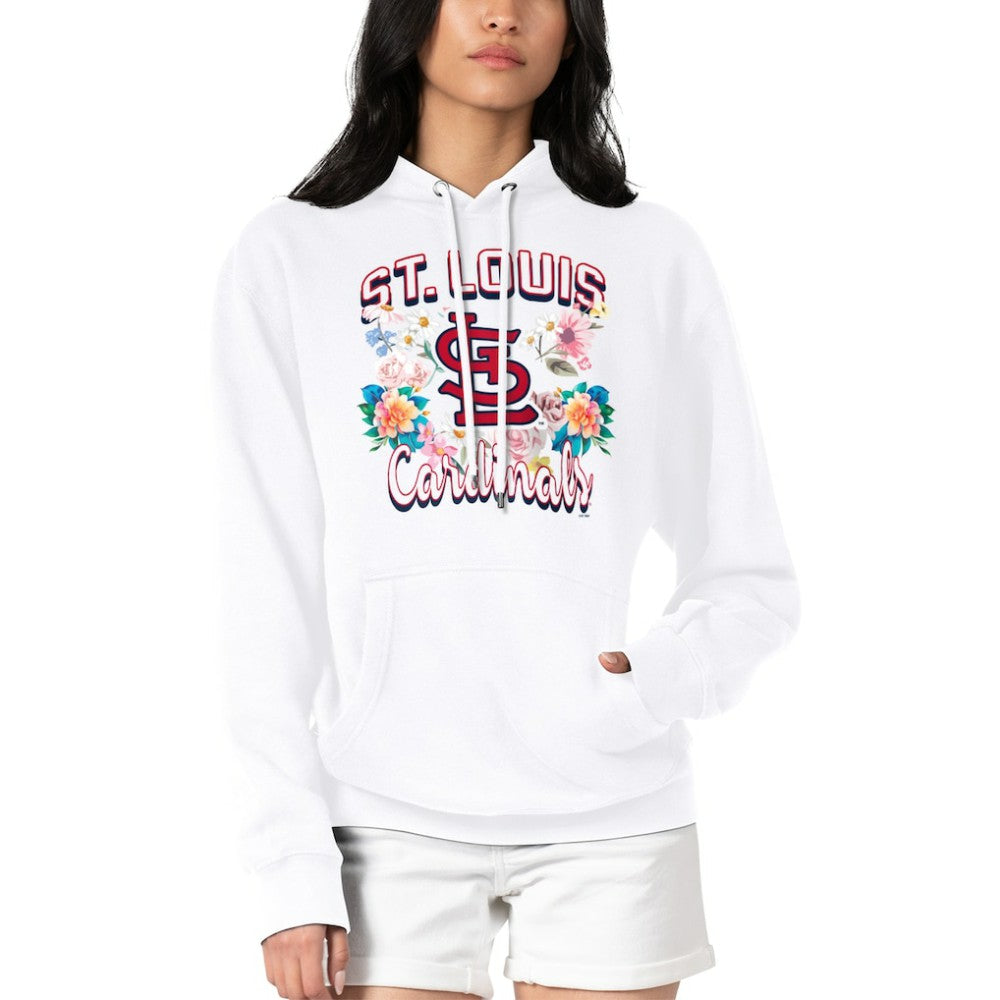 St. Louis Cardinals G-III 4Her by Carl Banks Women's Flowers Graphic Pullover Hoodie - MLB